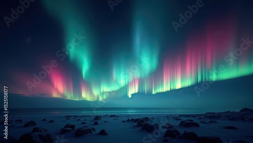 rainbow in the night