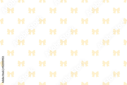 リボンドットパターン黄色