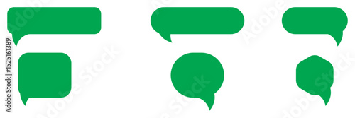 Black dialogue box, speech bubbles, blank chat box silhouette, comic cloud bubbles, empty dialogue balloons including outlined conversation icons, love, star, and thunder speech bubbles, cloud bubble