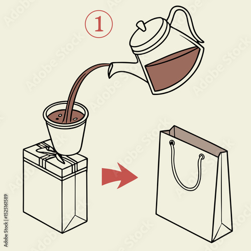 Pouring Tea into a Gift Cup A Step-by-Step Guide to Preparing a Thoughtful Present