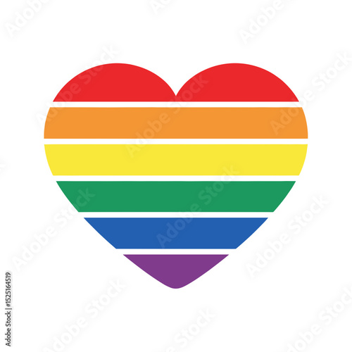 Free Download Rainbow Heart - GFXLoad