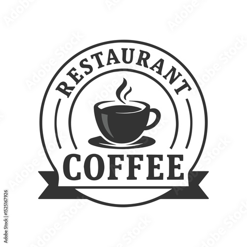 coffee cup logo business restaurant 
