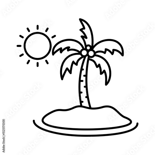Summer Beach Icon