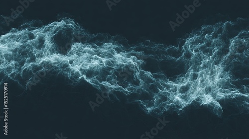 Fractal lightning illuminating the dark expanse