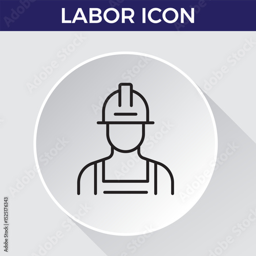 labor icon line icon related team, teamwork, co-workers, cooperation. Linear busines simple symbol collection. vector illustration.
