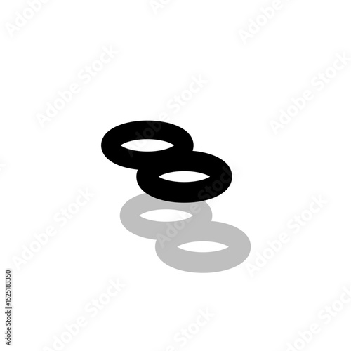 Vector Icon of the Number 8