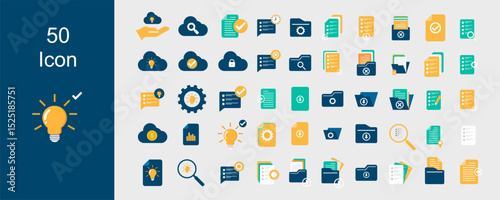 File folder icon document eps