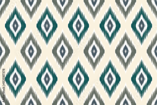 Ikat geometric embroidery ethnic oriental pattern traditional.Aztec art ornament print.Design for carpet, cover.wallpaper, wrapping, fabric, clothing