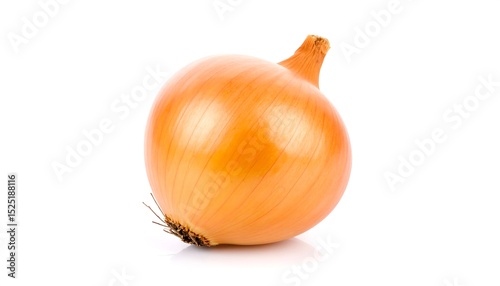 Wallpaper Mural Single yellow onion with white background. Torontodigital.ca