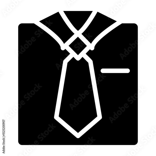 shirt with tie icon