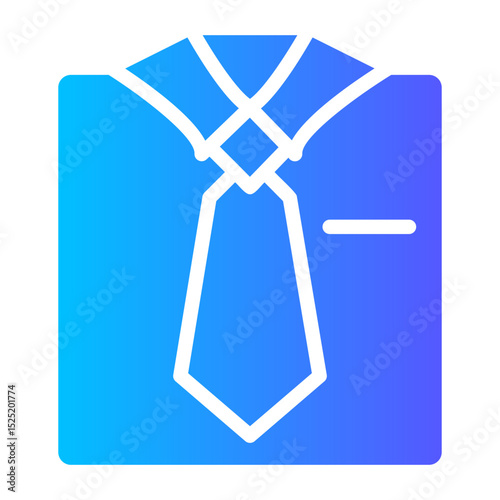 shirt with tie icon