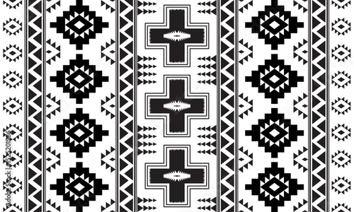 Haku Geometric Moroccan Tribal.seamless pattern. Native ornament. Ethnic South Western decor style. Boho ornament. Mexican blanket, rug. Woven carpet . Print.pillowcase.chair