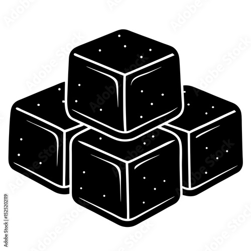 dice on black