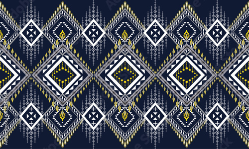 Haku Geometric Moroccan Tribal.seamless pattern. Native ornament. Ethnic South Western decor style. Boho ornament. Mexican blanket, rug. Woven carpet . Print.pillowcase.chair