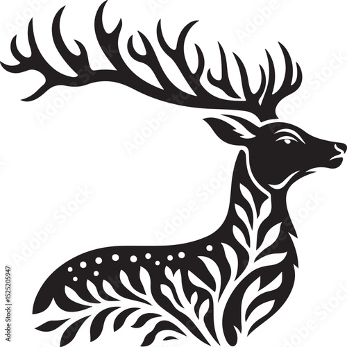 deer vector sihouette