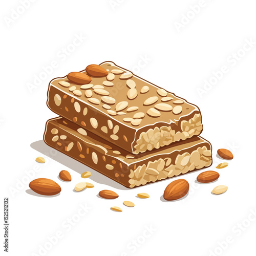 Healthy Snack Bar with Nuts and Seeds