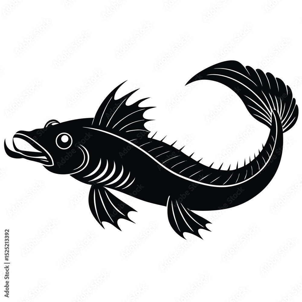 Fototapeta premium dragonfish vector