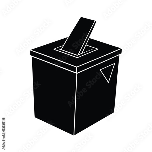 ballot box with a box