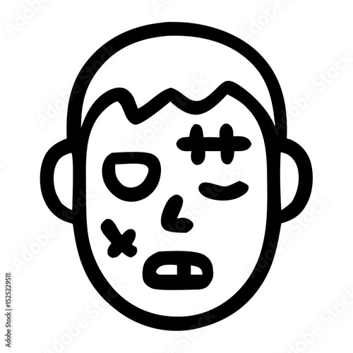 zombie makeup icon