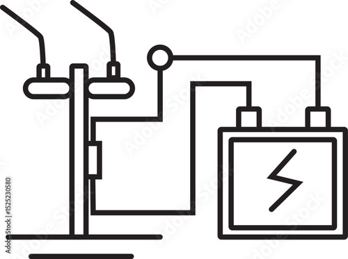 Electrical energy distribution at low voltage