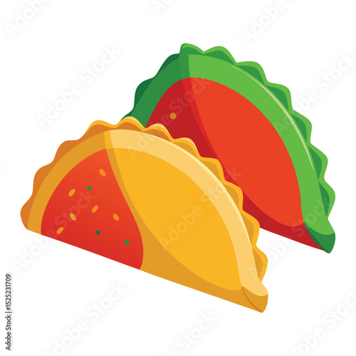 two-empanadas--cut-in-half-lengthwise--on-a-white-.eps