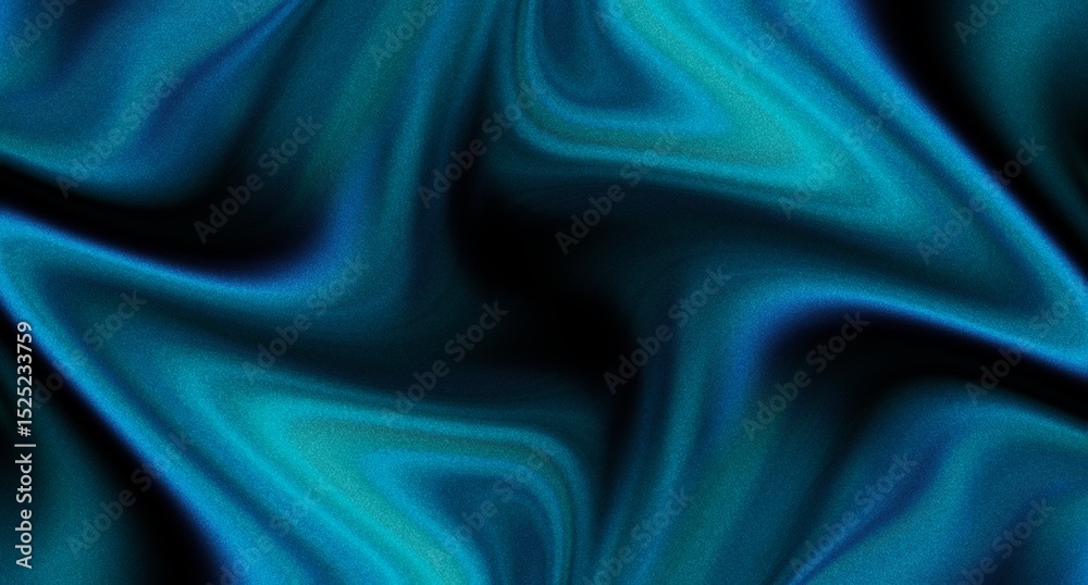 Obraz premium Abstract blue gradient background texture with noise blurred Fluid liquid grainy banner 