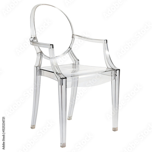Ghost Chair (Louis Ghost) isolated PNG transparent background