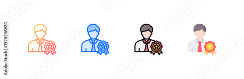 Professional icon set multiple style collection