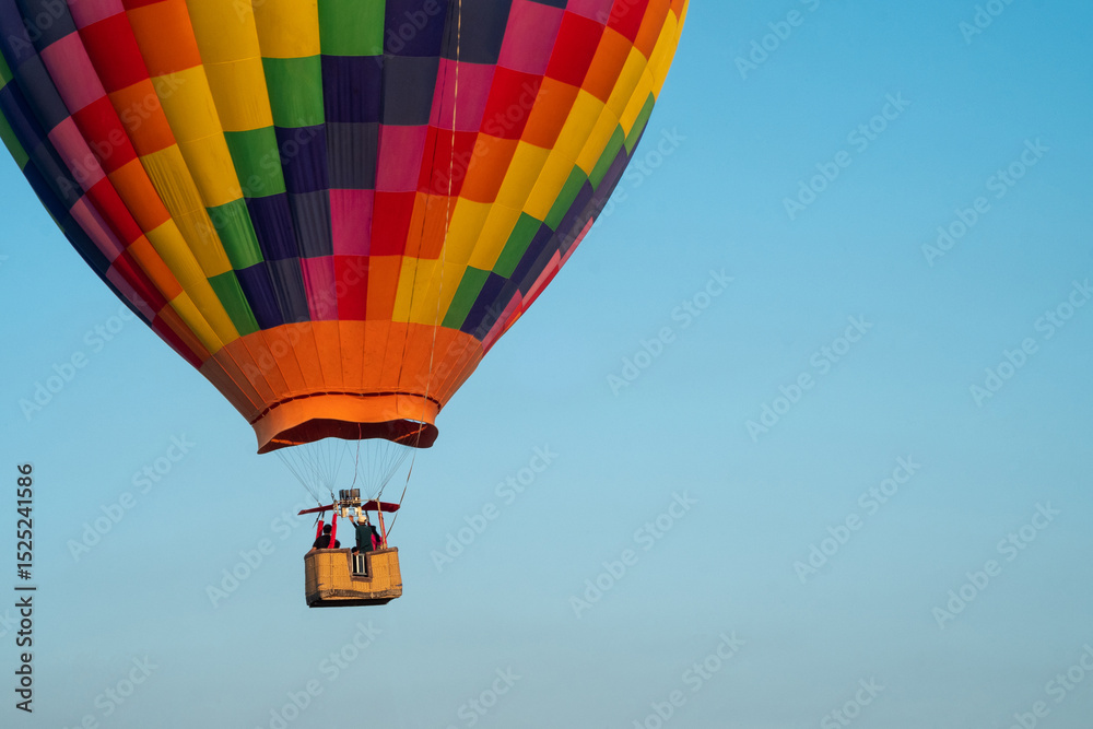 Fototapeta premium hot air balloon in flight