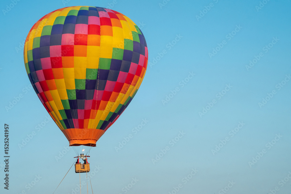 Fototapeta premium colorful hot air balloon
