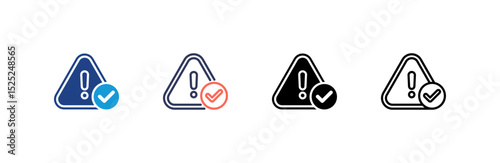 Crisis icon set multiple style collection