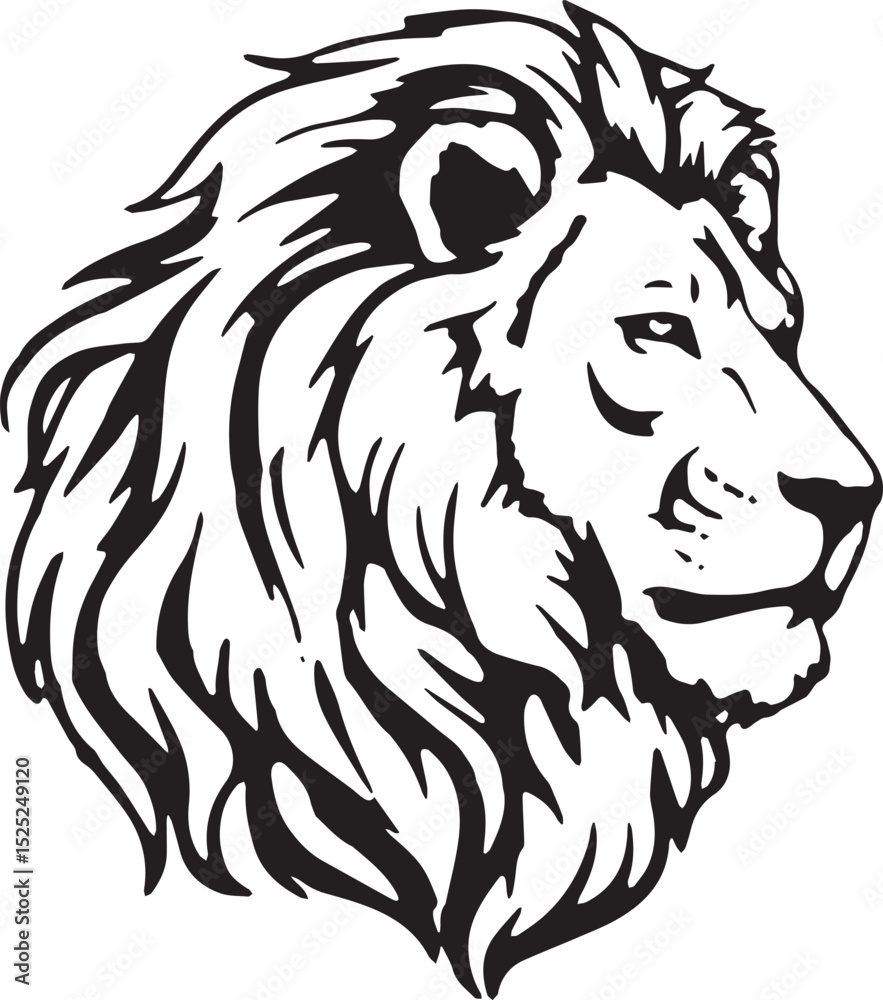 Obraz premium Lion SVG Bundle, Roaring Lion Clipart, Lion Head SVG, Lion Silhouette, Wild Animal Vector, Big Cat PNG, Jungle King Cricut, Lion Face Svg