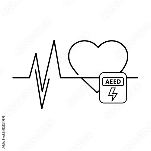 Line rate heartbeat. Medical monitor heart beat and rhythm. Electrocardiogram heart and pulse for monitor health. Vector Illustration.