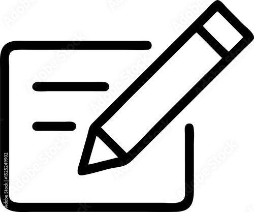 Edit Icon Vector Design A versatile symbol for modification creation and adjustment perfect for user interface and graphic design projects