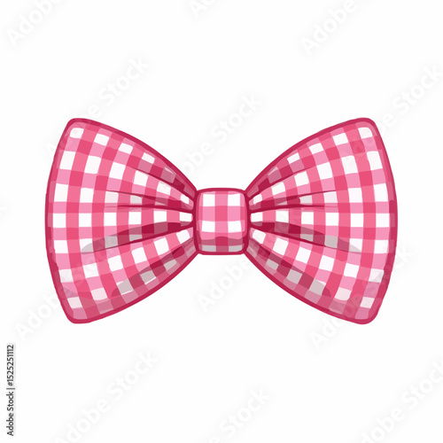 red bow isolated on white background