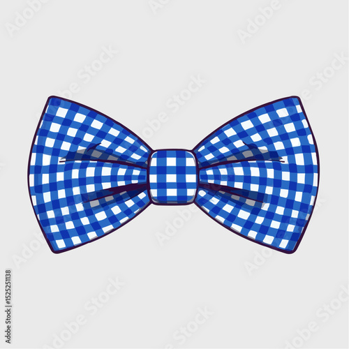 blue bow tie