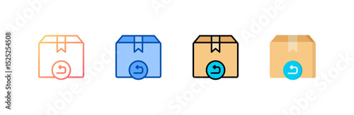 Exchange icon set multiple style collection