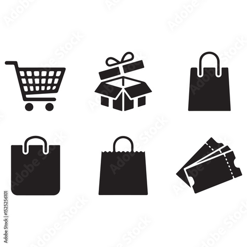 Shopping Icons & Symbols for E-commerce & Retail