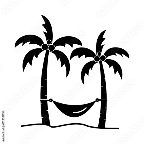 Hammock Icon Glyph