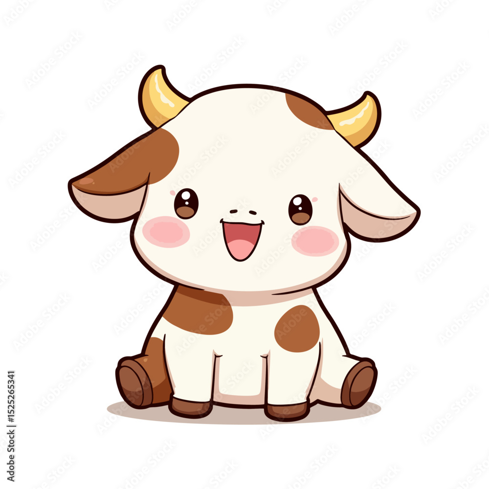 Cute Baby Cow Clipart 07 Cute Baby Cow Clipart 07
