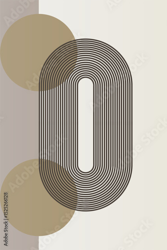 Bohemian Geometric Abstract Wall Art