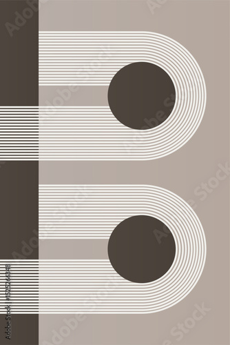 Bohemian Geometric Abstract Wall Art