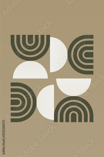 Bohemian Geometric Abstract Wall Art