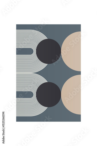 Bohemian Geometric Abstract Wall Art