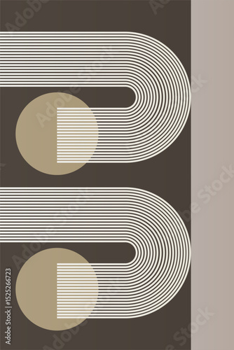 Bohemian Geometric Abstract Wall Art