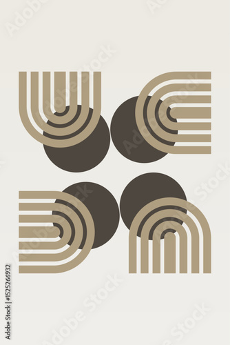 Bohemian Geometric Abstract Wall Art