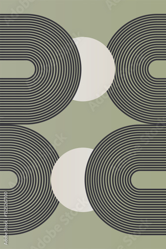 Bohemian Geometric Abstract Wall Art