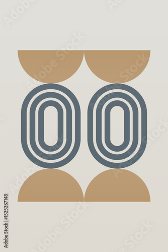 Bohemian Geometric Abstract Wall Art