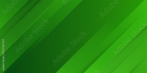 Abstract green sporty background template vector with shiny lines and lights. Green background with strong pattern design.Eps10 vector