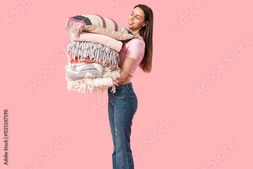 Beautiful young happy woman...